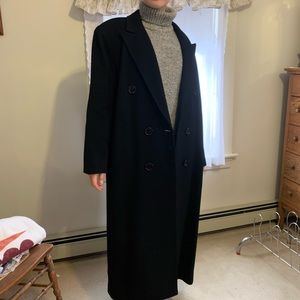 Vintage black trench coat